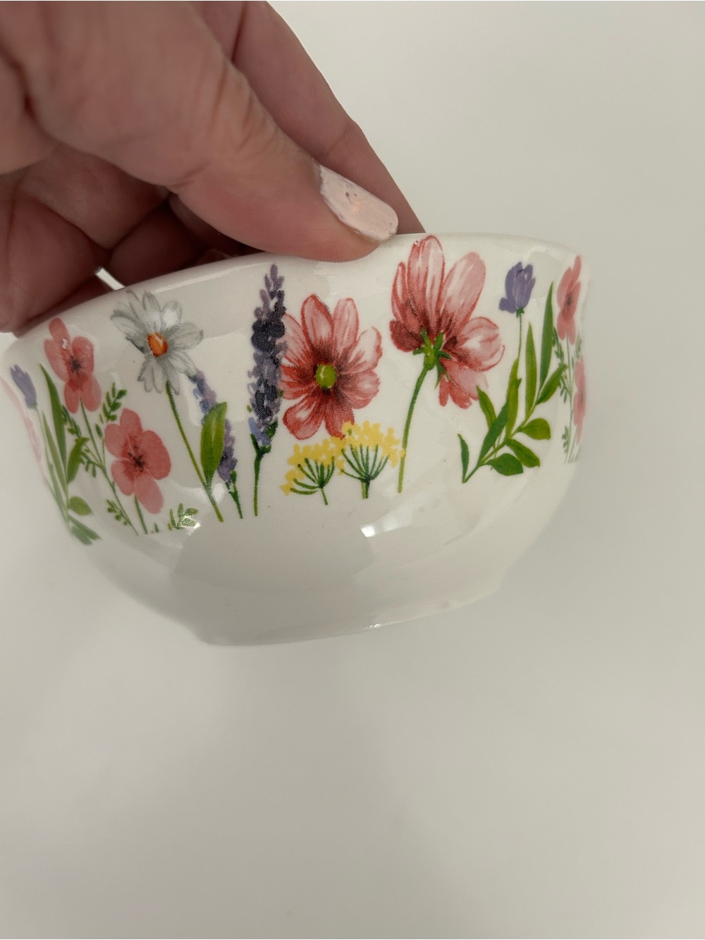 Royal Norfolk Wildflower Ceramic Bowl - Picture 2 of 4